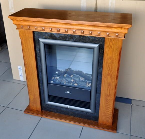 Grzejnik - Kominek elektryczny EWT Dimplex Hartford Dąb - Wysyłka !