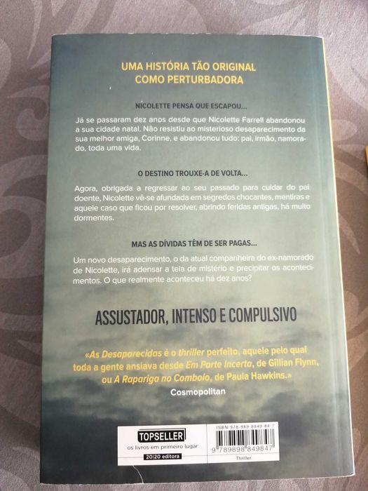 Livro As Desaparecidas de Megan Miranda