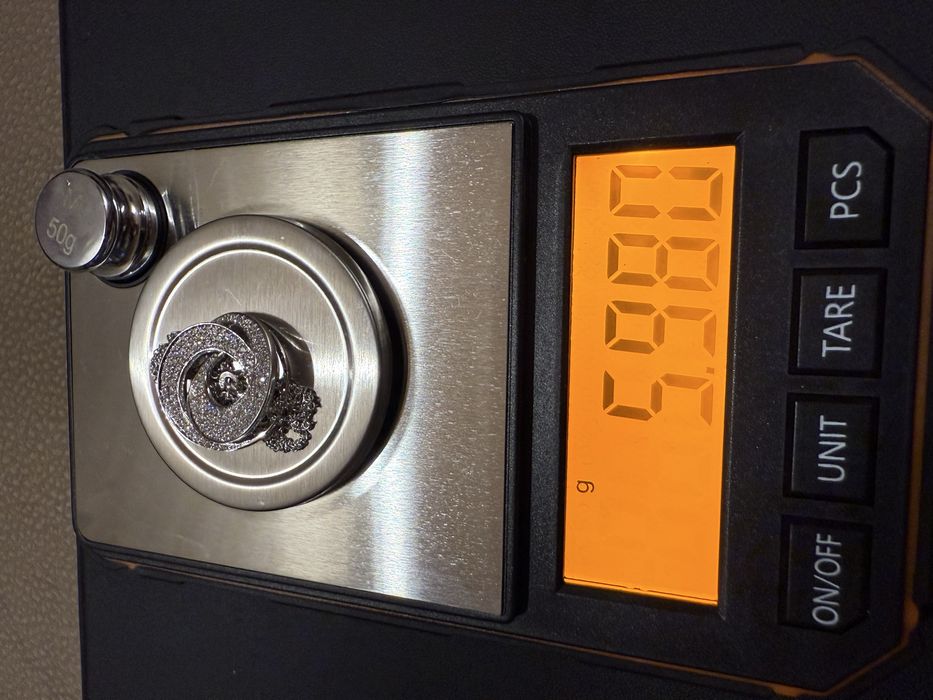 До чорноі пятниці! Колье з підвісом та діамантами, Італія, 585 проба