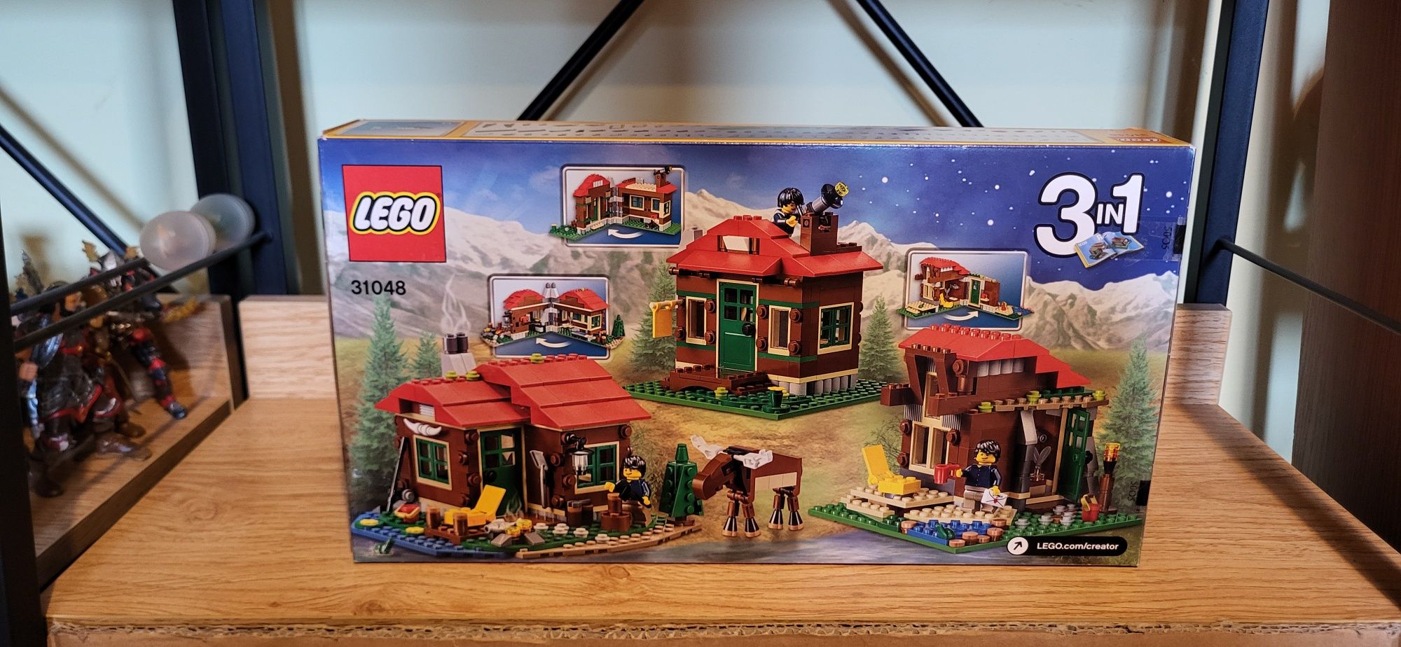 Lego Creator 3w1 Chatka nad jeziorem nowy zestaw