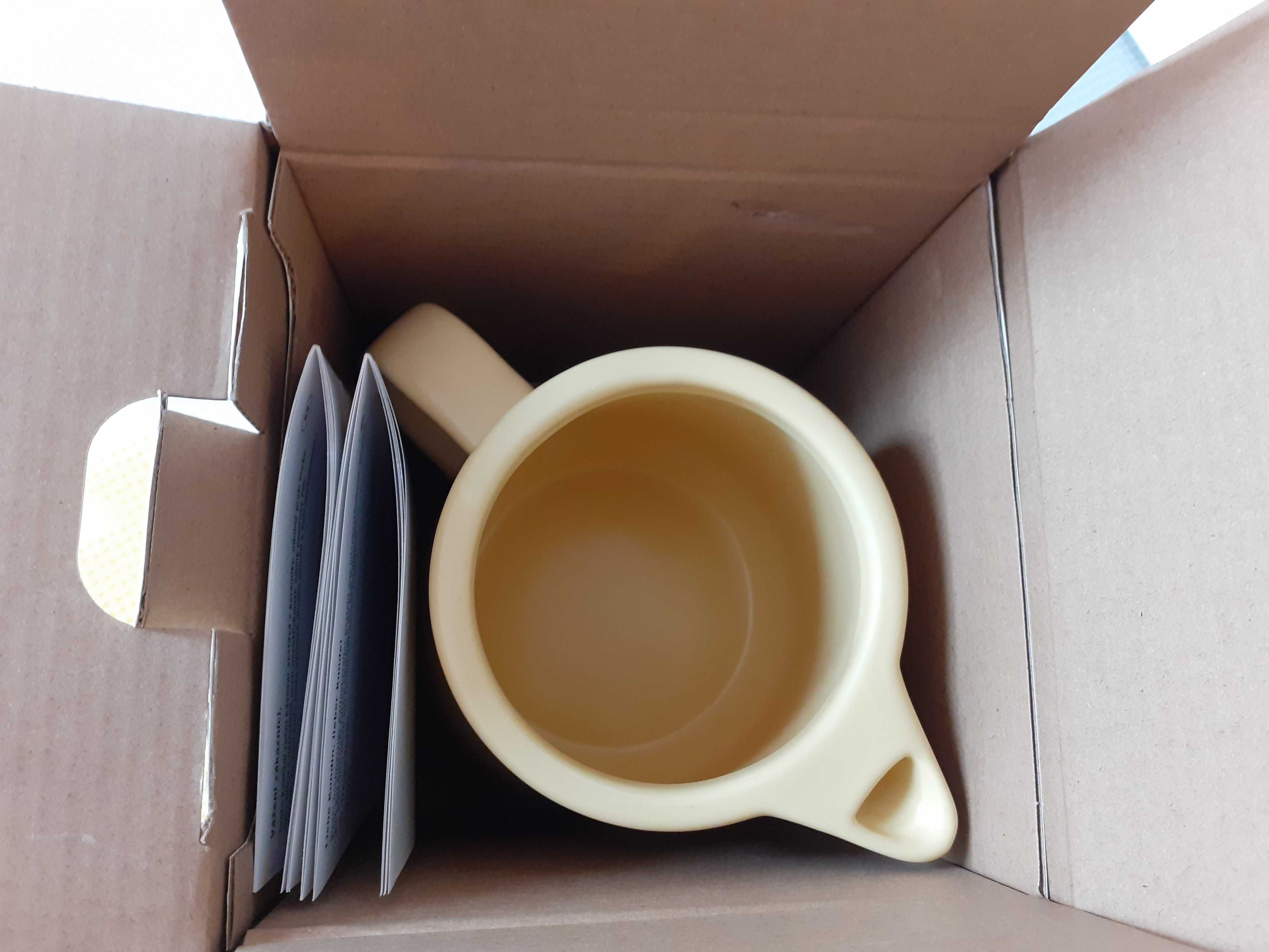 Porcelanowy zaparzacz do kawy Tchibo
