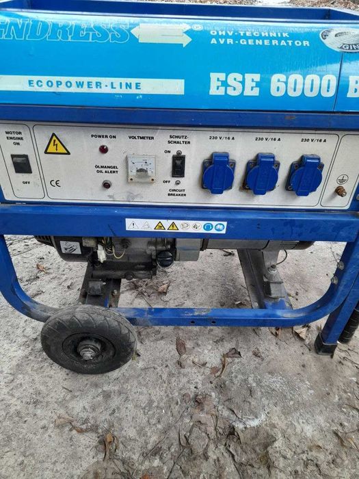 Генератор бензиновий  5 кВт виробництва Німеччина (оригінал) б/у