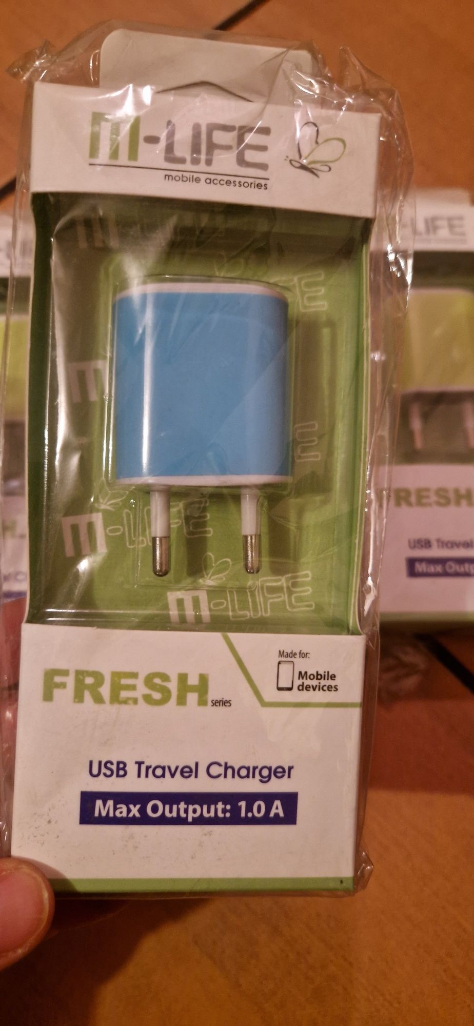 Ładowarka sieciowa USB ML0591 1.0A bez przewodu