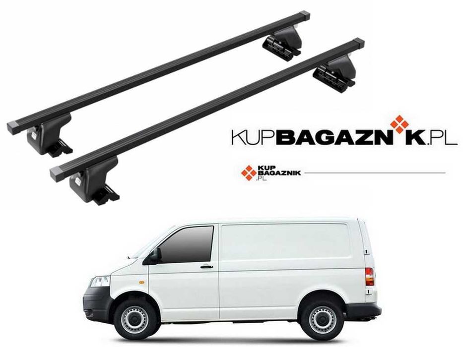 Bagażnik Dachowy VOLKSWAGEN Transporter T5 2003 do 2015 bazowy 2 belki