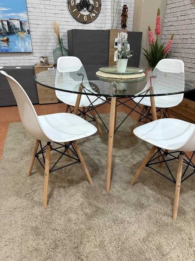 LIQUIDAMOS mesas de vidro + cadeiras envio gratuito paga na entrega