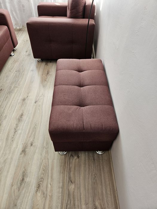 Wersalaka ,fotel i podnózek