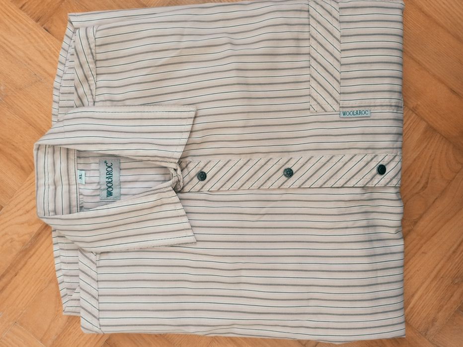 Koszula męska krótki rękaw Woolaroc