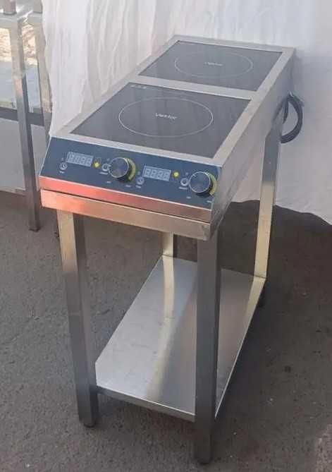 Індукційна плита , промышленная индукционная плита на 2 конфорки