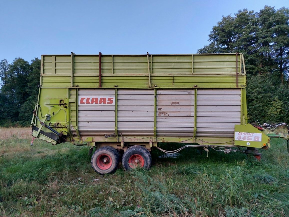 Przyczepa objetosciowa, Claas 445, Przyczepa do kukurydzy