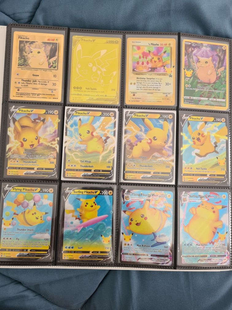 Coleção Pikachu Raros - Cartas Pokemon