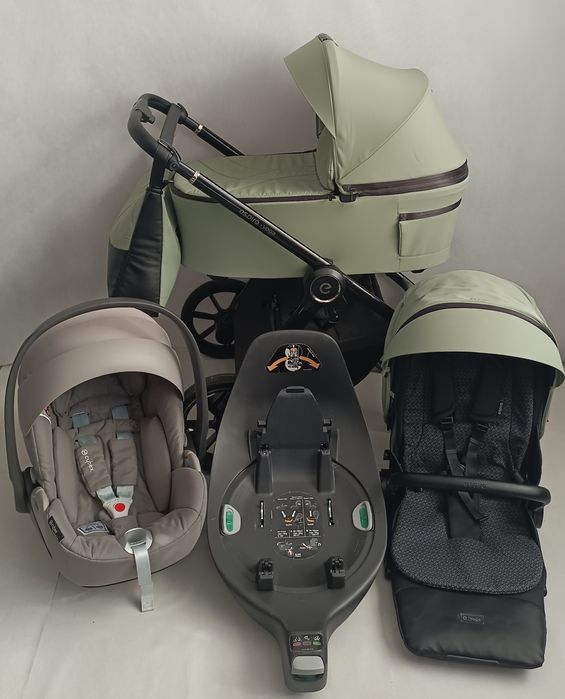 Wózek 4w1 Espiro Yoga Gwarancja/Cybex Cloud Z/Baza Cybex Z Isofix 0-18