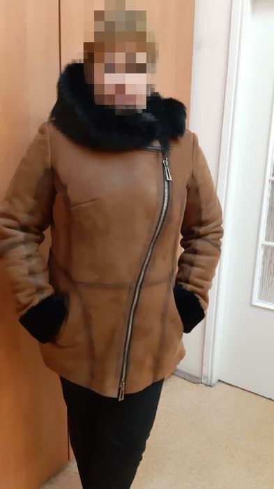 Дубленка натуральная  замшевая новая