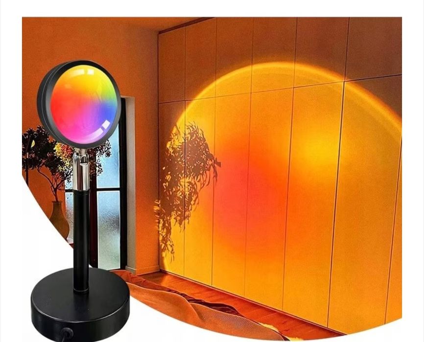 Lampa projekcyjna LED Sunset, efekt zachodu słońca,