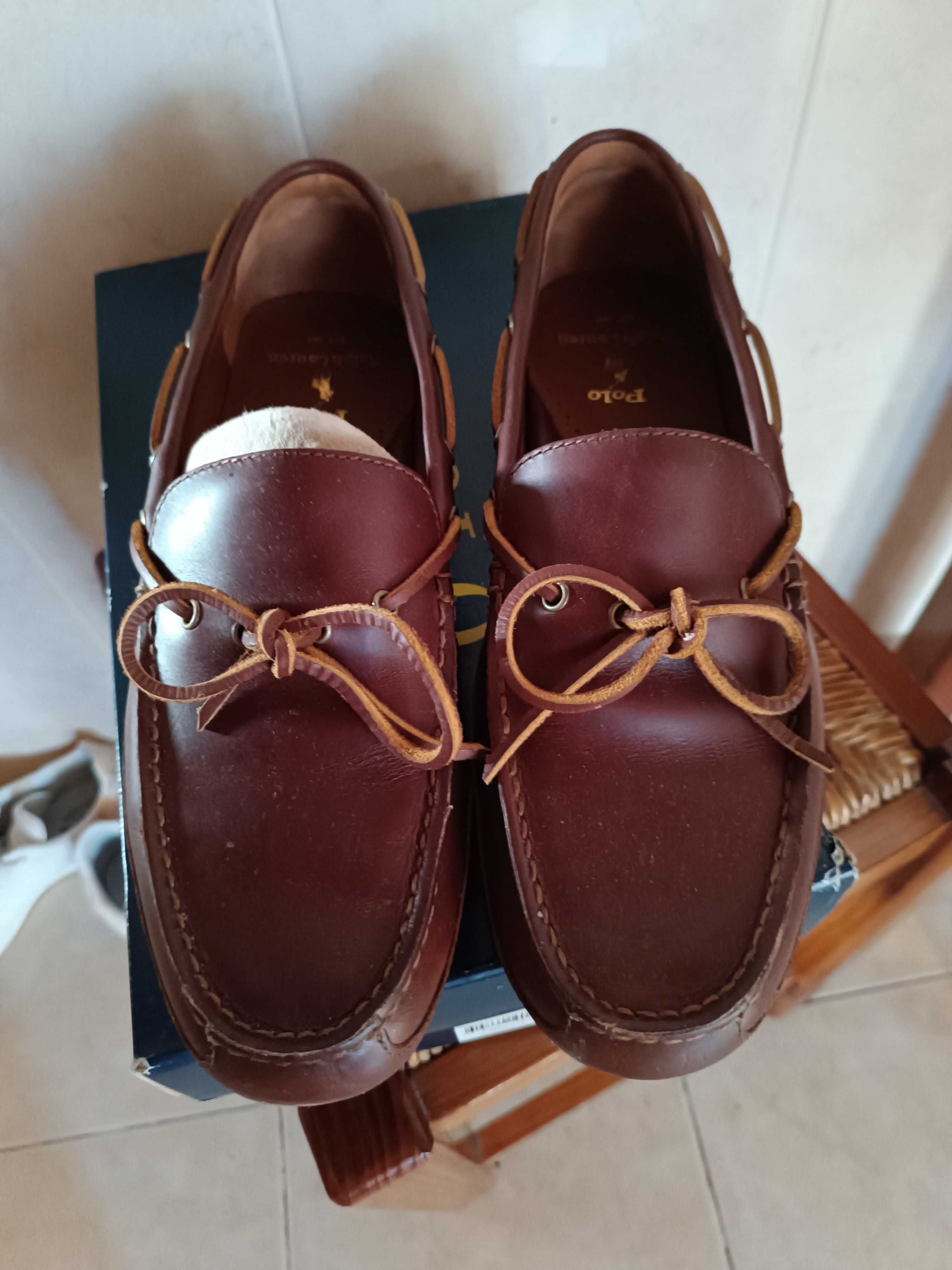 Sapatos mocassin Ralph Lauren original novos tamanho 44