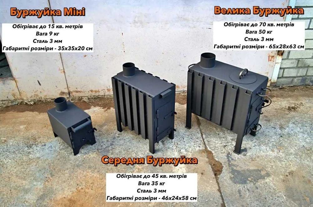 АКЦИЯ! Переносная Буржуйка, 3мм, печь походная, блиндажная, компактная