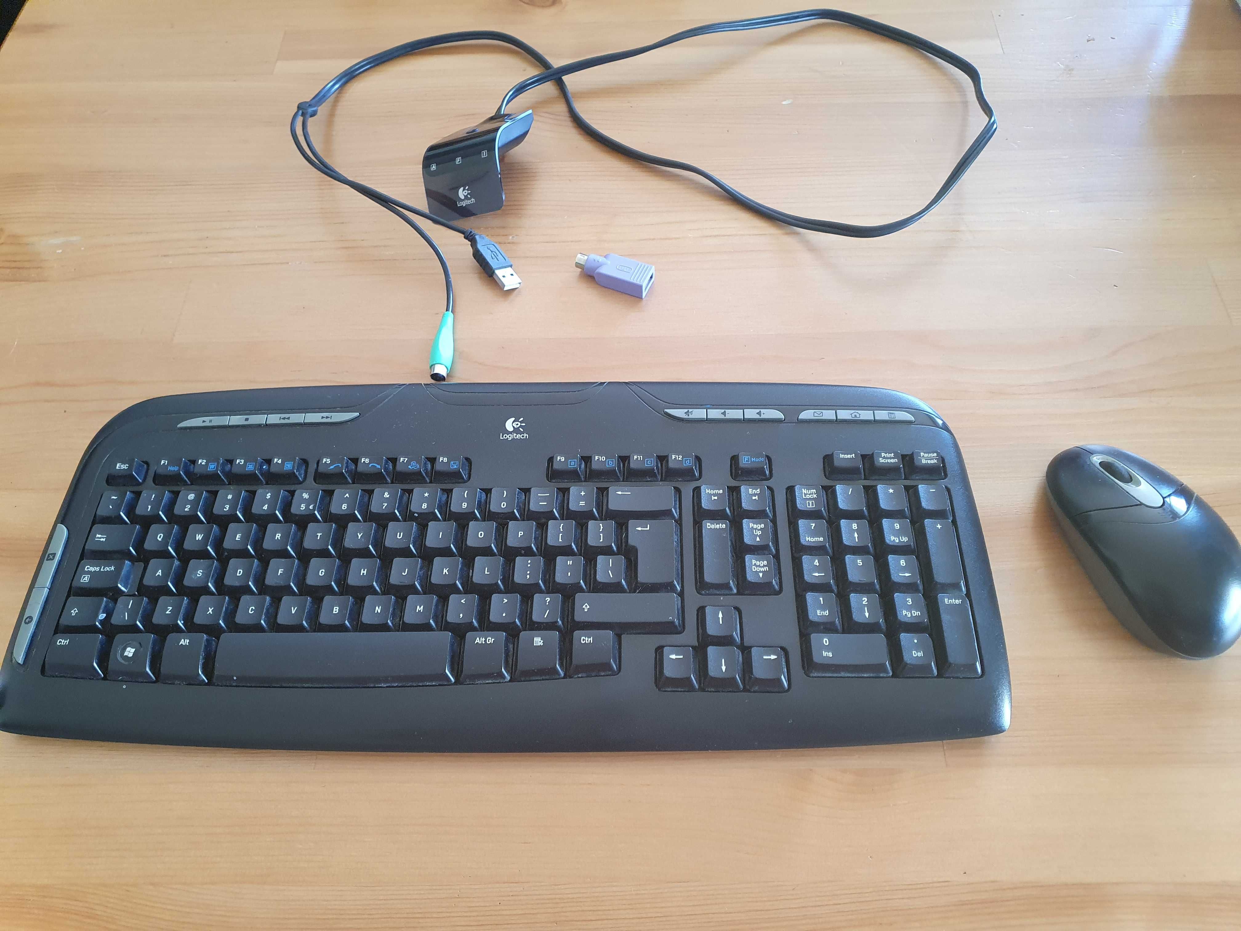 Klawiatura bezprzewodowa z myszką LOGITECH