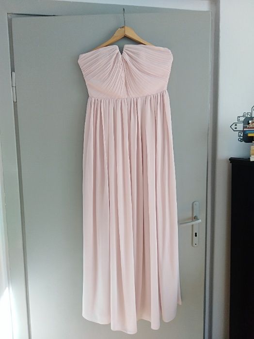 Sukienka maxi, długa HM 38 wesele, studniówka, sylwester,