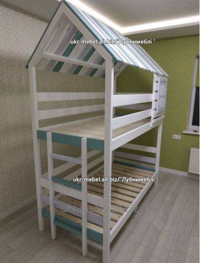 Двохярусне ліжко "Строитєль2-Люкс",кровать двухъярусная