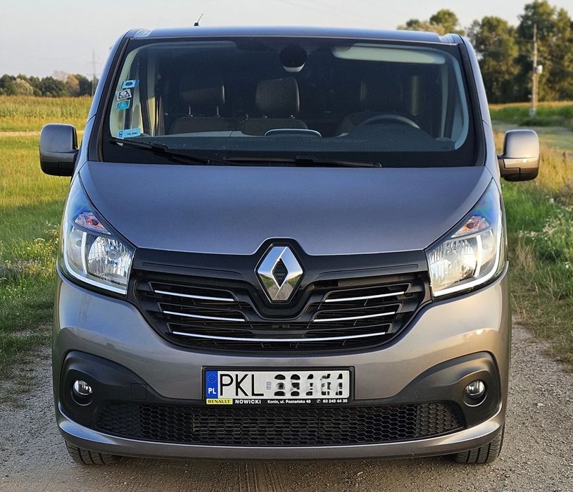 Renault Trafic Long Doka Brygadówka 6-MIEJSC Salon PL 16 tyś km jak nowy L2H1