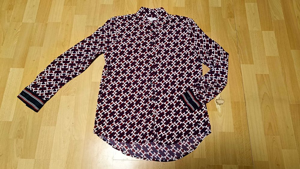 Damska koszula z monogramem TOMMY HILFIGER r.S stan idealny