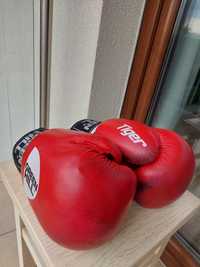 Rękawice bokserskie Greenhill Tiger 14 oz czerwone red, sparingowe