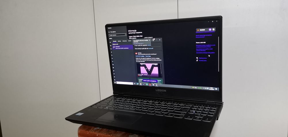 Lenovo Legion Y540 - czytaj opis