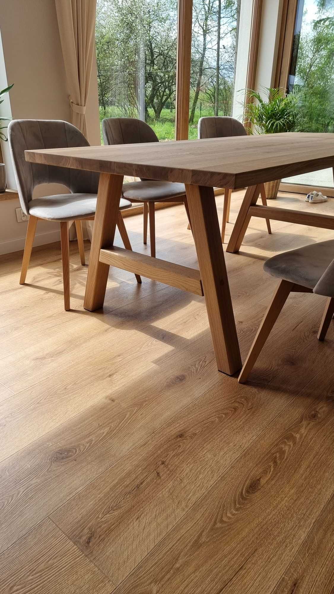 Stół dębowy rozkładany rustykalny modern farmhouse PRODUCENT