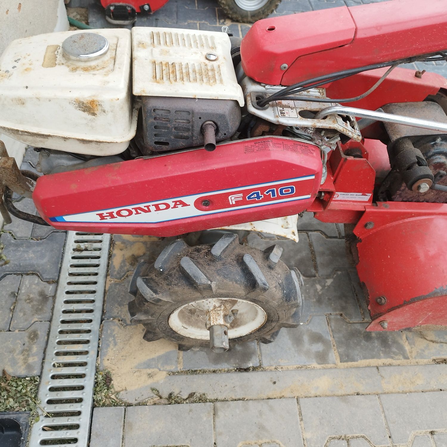 Glebogryzarka, dzik, traktorek ogrodowy Honda F410