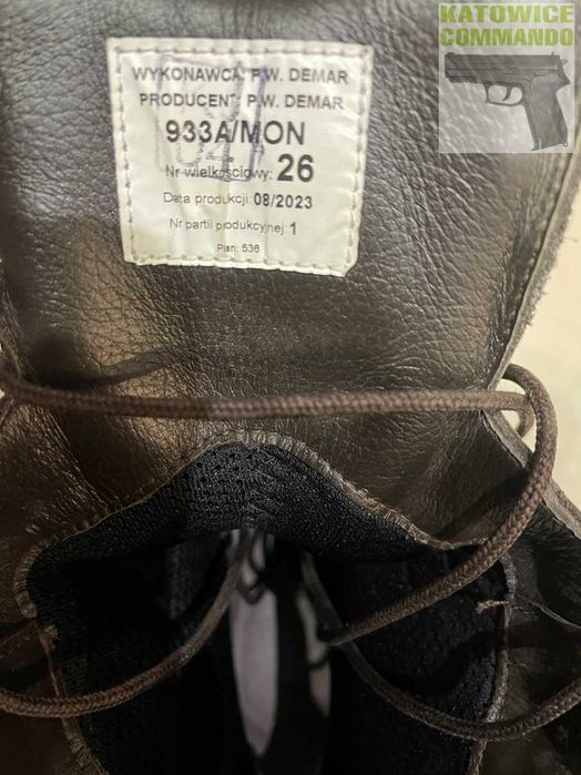 Buty ZIMOWE. Wojsko 933A/MON Brązowe 26 / Używane