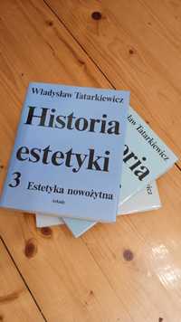 Historia estetyki - Władysław Tatarkiewicz, 3 tomy, wyd. Arkady.