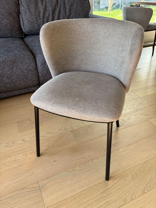 2 x nowe Krzesła tapicerowane do jadalni Kave home cena za komplet