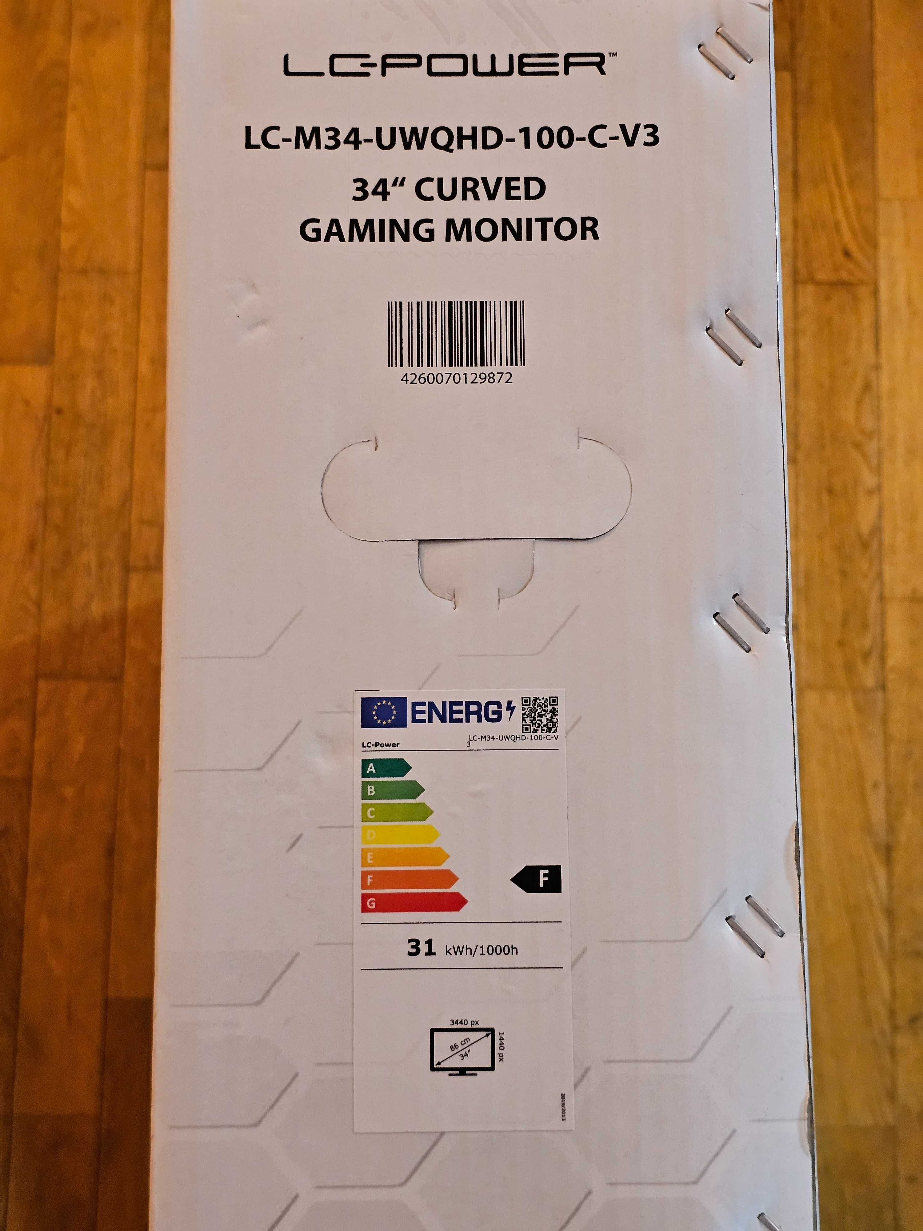 Monitor LC Power LC-M34-UWQHD-100-C-V3