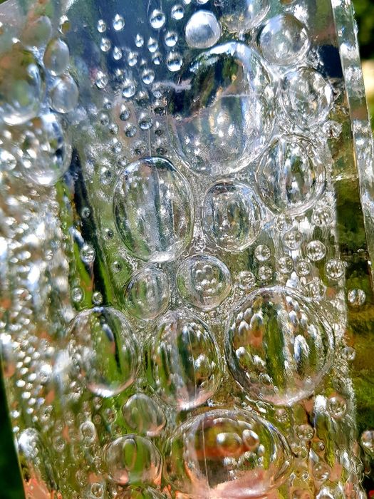 Wazon Krople Rosy,  Vintage PRL