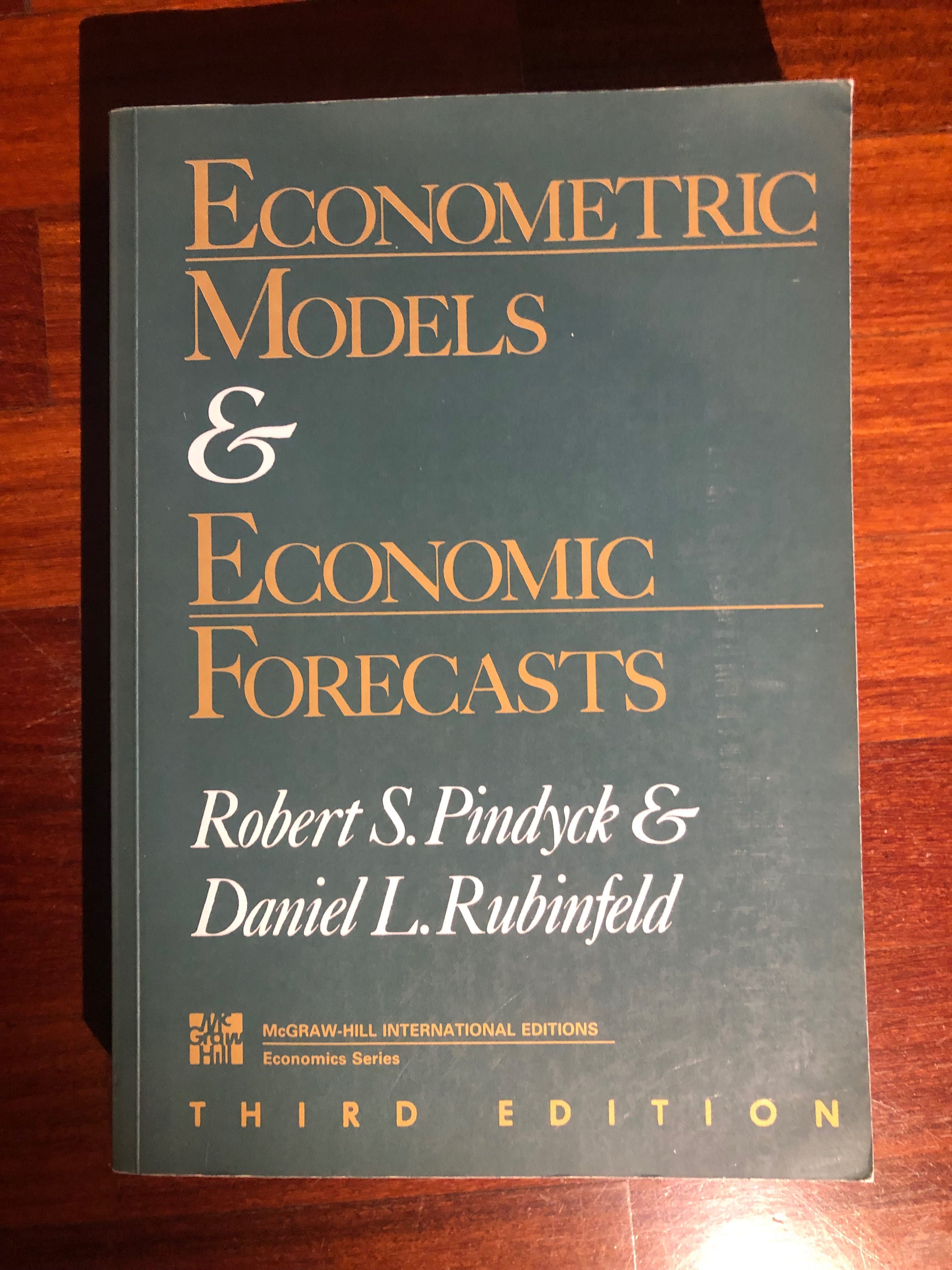 Econometric Models and Economic Forecasts