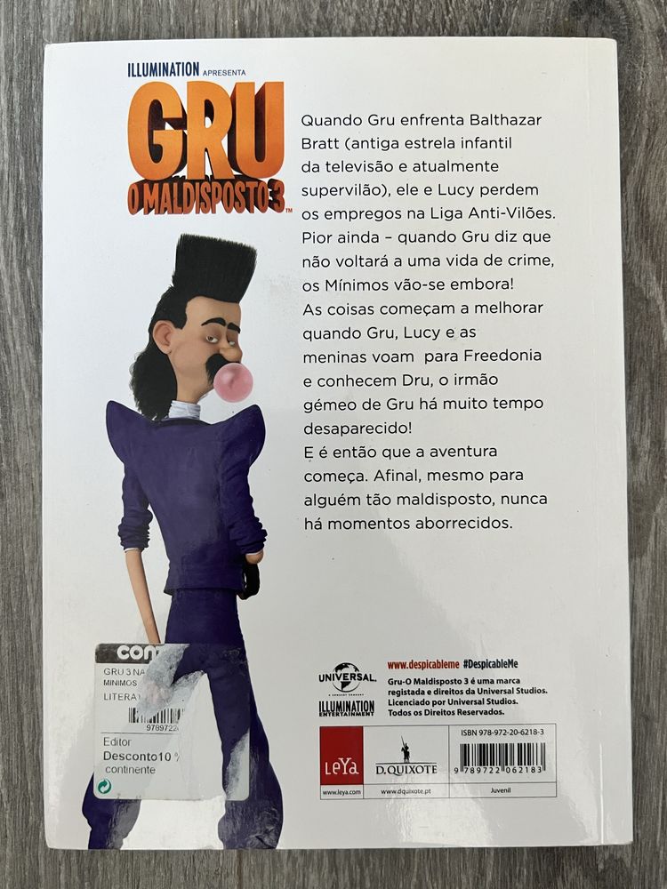 Gru o Maldisposto 3 Livro
