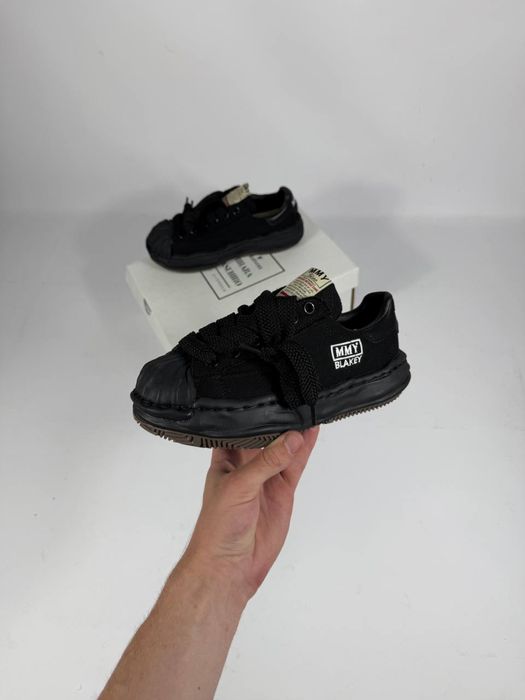 Кеди Maison Mihara Yasuhiro MMY all black чорні міхара кеды