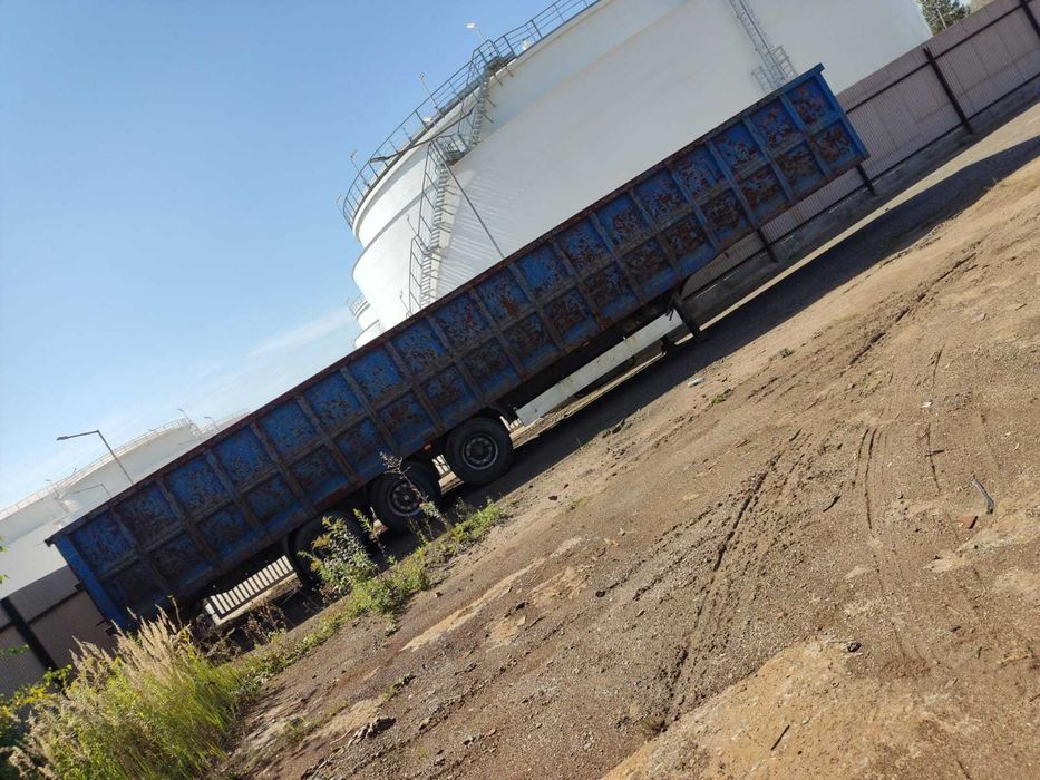 Naczepa skrzynia dłużyca do złomu gruzu