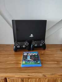 [PS4] Konsola PlayStation 4 Pro 1TB + 2 Pady + Gra FC 24 (FIFA 24)