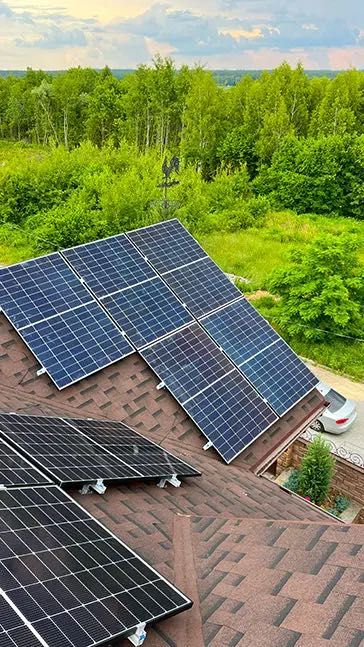 Монтаж сонячних панелей, СЕС батарей під ключ монтаж iнвертора Deye