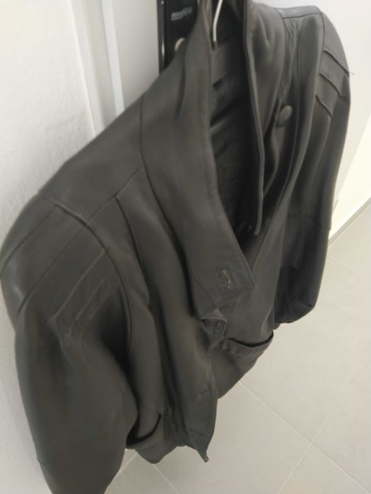 Casaco Pele cor preto mulher