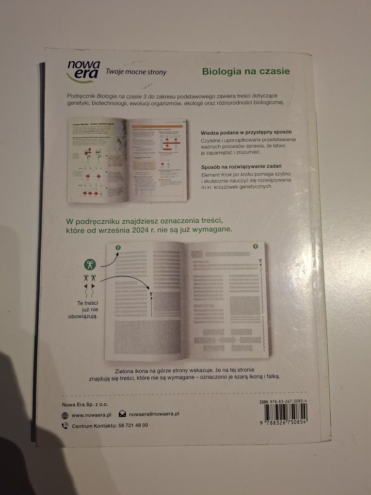 Biologia na czasie klasa 3 liceum podręcznik