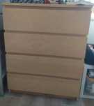 Cómoda de 4 gavetas Ikea