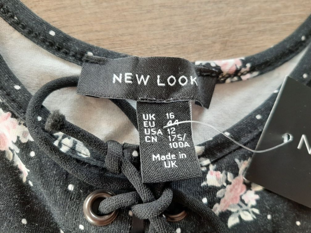 Nowa Krótka bluzka letnia crop top new look r. 42 44 xl xxl