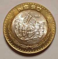 Meksyk 50 nuevos pesos 1993 srebro