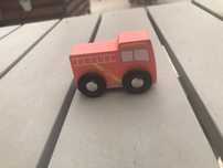 Miniatura de madeira camião dos bombeiros