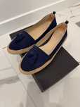Mokasyny zamszowe Massimo Dutti