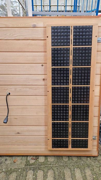 Sauna infrared infrarot na podczerwień 2os radio LED głośniki światło