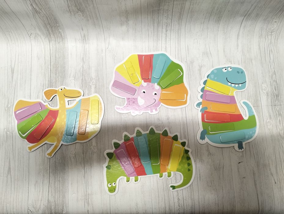 Настольная игра Изучаем цвета динозавров