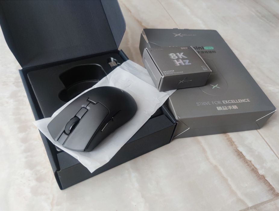 Нова ‼️ ігрова бездротова миша Delux M900Mini Pro чорна Сенсор PAW3395