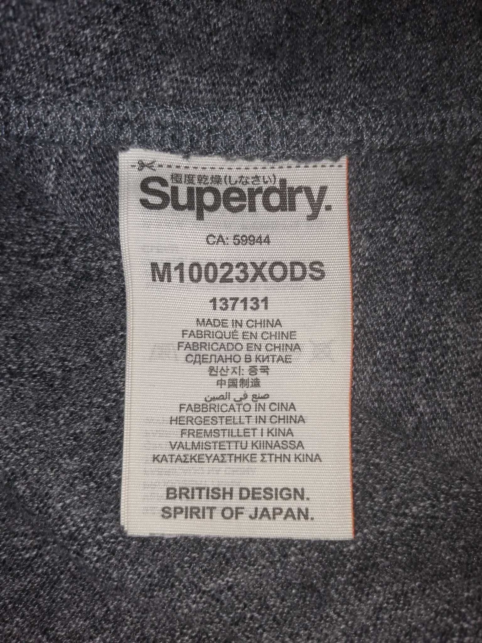 SUPERDRY Vintage Orange Label Koszulka Męska M Oryginalna Super Stan